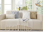 decorUhome Spring Throw Pillow Covers 20x20 Inch Set of 2, Soft Plush Faux Fur Wool Pure White Accent Couch Pillow Covers for Modern Farmhouse Bed Sofa Living Room