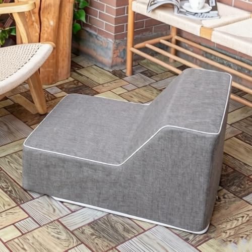 27" x 20" Ergonomic Floor Cushion | Foam-Filled Lumbar Support Pillow | Versatile Indoor-Outdoor Seating for Home Decor, Picnics, Yoga & Meditation Spaces (Gray) - color: Gray