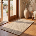 SAFAVIEH Natura Collection Accent Rug - 2'3" x 4', Beige, Handmade Wool Blend, Textured Design, Ideal for Hallway, Bedroom, Foyer (NAT620B) - color: Beige, size: 2'3" x 4' (Rectangular)