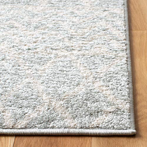 SAFAVIEH Tulum Collection Accent Rug - 2' x 3', Light Grey & Ivory, Moroccan Boho Distressed Design, Non-Shedding & Easy to Clean, Ideal for Front Door, Kitchen, Entryway, Foyer (TUL270F) - color: Light Grey/Ivory, size: 2' x 3' (Rectangular)