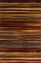 Unique Loom Barista Collection Area Rug - Icatu (5' 1" x 8' Rectangle Beige/Brown) - size: 5'1" x 8' (Rectangular)
