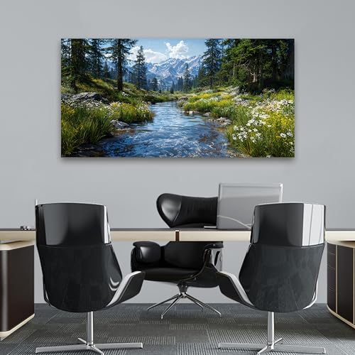 Canvas Wall Art Decor Green Nature Wall Art Prints Artwork For Walls Landscape Botanical Wall Art Decorations Canvas Art Wall Decor Modern Wall Art Pictures For Living Room Hone Office Decor 20"X 40" - color: XY-01L, size: 40"L x 20"W
