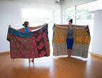 Royal Craft Indian Vintage Kantha Quilt Handmade Throw Reversible Cotton Blankets 1 Quilt Assorted Colors RCKQT0096 RCKQT0096 55X85 Inches