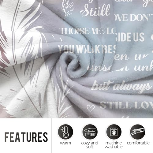 Levens Bereavement Gifts Blanket 60"x50" Sympathy Memorial Gifts for Loss of Loved one, Sympathy Gifts, in Memory of Loved One Gifts, Grief Condolences Remembrance Hugs Throw Blanket - color: Bereavement Blanket, size: 50"x60"