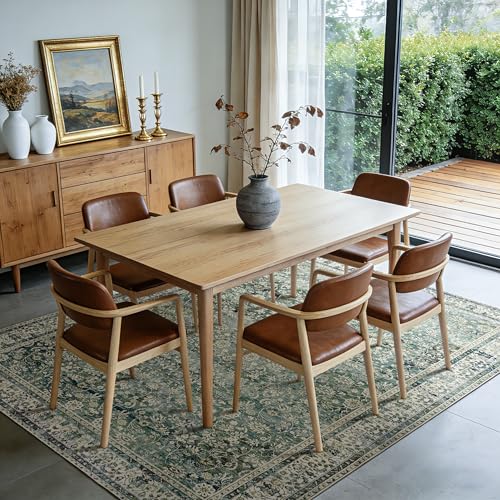 Blue and Green 5x7 Area Rugs for Living Room Christmas Low Pile Soft Moody Floral Rug with Washable Non Slip Boho Vintage Oriental Indoor Carpet for Bedroom Dining Room,5 by 7,Teal - color: Dark Green, size: 5' x 7' (Rectangular)