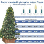 Novelty Lights 50 LED 25ft Red White Blue Lights, USA Patriotic 4th of July String Lights, Wide Angle Mini Lights on Green Wire, Commercial Grade, Connectable Indoor Outdoor Christmas Lights - color: Red / White / Blue
