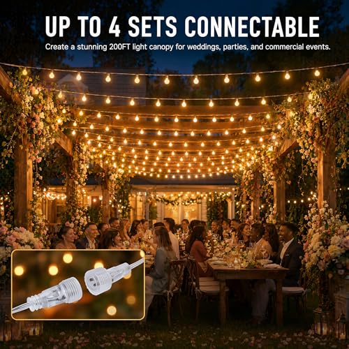 OMIKA 50FT Connectable Globe String Lights Outdoor Waterproof, 150 LED Fairy Lights with Remote Timer, Multicolor and Warm White Plug in Pastel String Lights for Indoor,Bedroom, Party, Classroom Décor - color: Color Changing, size: 50ft 150LED