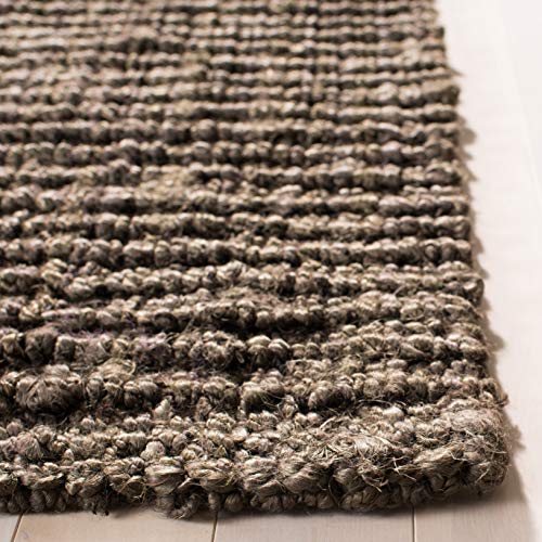 SAFAVIEH Natural Fiber Collection Runner Rug - 2'6" x 8', Brown, Handmade Jute, Farmhouse Style, Chunky Textured Thick Pile (NF447D) - color: Brown, size: 2'6" x 8' (Runner)