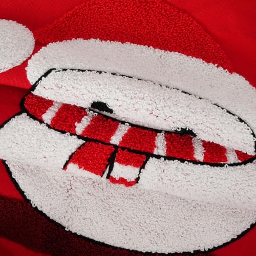 Adabana Snowman Christmas Pillow Covers 18x18 Snowman Decortions Winter Holiday Pillow Cover for Home Sofa Couch Bedroom Decor Red - color: Christmas Snowman:red