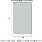 Flber Macrame Curtain Window Macrame Room Divider Doorway Curtain Boho Macrame Wall Hanging Living Room Bedroom Decor 42" W x 75" H