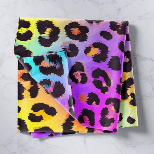 Leopard Print Tapestry Rainbow Pride Wall Hanging for Kids Teens Girls Adults Room Decor,Cheetah Wild Animals Wall Blanket Tapestries Fashion Watercolor Wall Art Hanging, Large 59.1 x 82.7 Inches - color: WWS9620, size: 82.7"L x 59.1"W