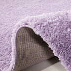 SAFAVIEH August Shag Collection Accent Rug - 2' x 3', Lilac, Solid Design, Non-Shedding & Easy Care, 1.2-inch Thick Ideal for High Traffic Areas in Entryway, Living Room, Bedroom (AUG900V) - color: Lilac, size: 2' x 3' (Rectangular)