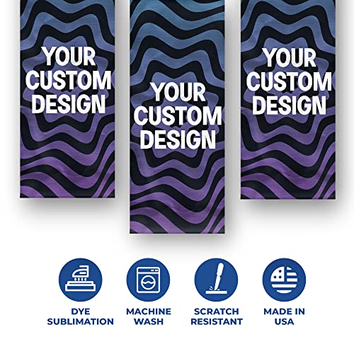 Custom Hanging Canvas Wall Art Decor by DreamController - Personalized Canvas with Your Photo, Text or Logo | HD Print Art for Home & Office | Made in USA | Fast delivery | 16x35 inch | Set of 3 - color: Hanging Canvas Set of 3 Custom