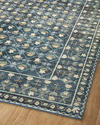 Loloi Rifle Paper Co. Eden Collection EDE-03 Lattice Indigo 2'-0" x 5'-0" Accent Rug feat. CloudPile™ - color: Lattice Indigo, size: 2' x 5' (Rectangular)