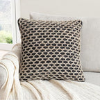Boho Living 18x18 Black Throw Pillow Covers with Pillow Insert Included, Pack of 1 - color: Black, size: (1) 18" x 18" Pillow Cover With Insert