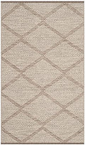 SAFAVIEH Montauk Collection Accent Rug - 2' x 3', Beige, Handmade Cotton, Ideal for High Traffic Areas in Entryway, Living Room, Bedroom (MTK821E) - color: Beige, size: 2' x 3' (Rectangular)