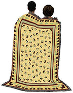 Pure Country Weavers Cherries Jubilee Blanket - Garden Floral Gift Tapestry Throw Woven from Cotton - Made in the USA (72x54) - color: Cherries Jubilee