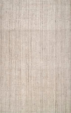 Nuloom Ashli Hand Woven, Off-White, 9'6" x 13'6", Farmhouse, Jute, Soft and Textured, High Traffic, Stain Resistant, Easy Clean, Durable Area Rug for Bedroom, Living Room, Dining, Den, Foyer, Entryway - color: Off White, size: 9'6" x 13'6" (Rectangular)