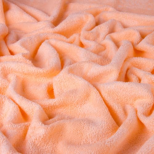 100% Cotton Throw Blanket for Couch Sofa or Bed All Season Terry Blankets & Throws, Lightweight & Breathable Cotton Blanket, Picnic Rug, Terry Bed Sheet (Roses Terry) - color: Roses Terry
