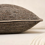 Yangest Chenille Pillow Cover 18 x18 Inches, Thick Textured Square Throw Pillow Cover Farmhouse Modern Soft Accent Couch Neutral Pillow Cover for Living Room Bedroom, Gray Brown - color: Gray Brown, size: 18" x 18" (Pack of 1)