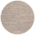 SAFAVIEH Cape Cod Collection Area Rug - 6' Round, Natural & Navy, Handmade Jute Blend, Braided Design, Ideal for the Living Room, Dining, Bedroom (CAP151N) - color: Natural/Navy, size: 6' (Round)