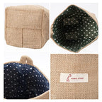 Hanging Basket, 6 Pack Wall Baskets, Wall Hanging Storage Bag Linen Small Hanging Storage Baskets for Organizing for Toy Makeup Kit Small Stuff, Flower Plant Wall Basket Decor - style: Style 2