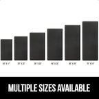 GORILLA GRIP Comfortable Cushioned Kitchen Mats for Floor, 39x20, Waterproof and Stain Resistant Soft Top, 3/4 Inch Thick Ergonomic Standing Desk Anti Fatigue Mat, Foam Supports Ankles and Feet, Black