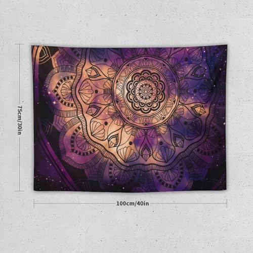 HZOHNAGO Mandala Tapestry Vintage Abstract Ancient Geometric Star Field Colorful Galaxy Background Printed Wall Tapestry Colorful Wall Hanging for Bedroom Living Room Dorm 40" W x 30" H - color: Style-7, size: 40"L x 30"W