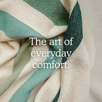 Laurel Ridge Striped Afghan Throw Blanket | Thick & Cozy | Cotton USA Made (73x48) - color: Laurel Ridge