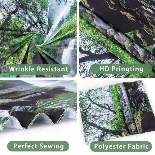 Apdidl Forest Nature Cave Tapestry Wall Hanging for Bedroom, Mountain Waterfall Landscape Covering Ceiling Tapestries Aesthetic, Plant Scenic Wall Mural for Living Room College Home Mens Decorations 51" X 60" - color: Nature Forest Tapestry, size: 60"L x