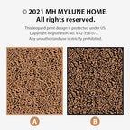 MH MYLUNE HOME Micro Plush Microfiber Polyester Blanket (71x78 inch, Brown) Ultra Soft & Warm Reversible Leopard Pattern Blanket for Sofa Couch Bed, Extra Large - color: Leopard Brown, size: 71"x78" - 550 GSM