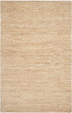 SAFAVIEH Natural Fiber Collection Area Rug - 6' x 9', Natural, Handmade Jute, Ideal for High Traffic Areas in Living Room, Bedroom (NF459A) - size: 6' x 9' (Rectangular)