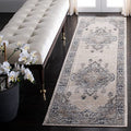 SAFAVIEH Oregon Collection Runner Rug - 2'2" x 6', Beige & Grey, Oriental Distressed Design, Non-Shedding & Easy Care, Ideal for High Traffic Areas in Living Room, Bedroom (ORE898B) - size: 2'2" x 6' (Runner)
