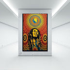 Rastogi Handicrafts Cotton Tapestry Indian Goddess Indian Deity 40" X 30" Poster Size Tapestry - color: Bobmarley-g