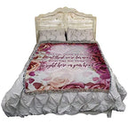 Pure Country Weavers When You Think About Me Don't Think We're Far Apart Blanket - Sympathy Bereavement Gift Tapestry Throw Woven from Cotton - Made in the USA (72x54) - color: Think About Me, size: 72" x 54"