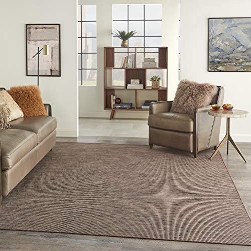 Nourison Home Positano Natural 8' x 10' Area Rug - Easy Clean, Non Shedding, Bed Room, Living Room, Dining Room, Kitchen (8' x 10') - color: Natural, size: 8' x 10' (Rectangular)