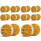 10 Pack Jumbo Chenille Yarn for Crocheting, #10 Super Bulky Baby Soft Yarn for Hand Knitting, 220 yds /70.5 oz Fluffy Chunky Knit Throw Blanket Yarn (Turmeric) - color: Turmeric