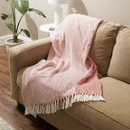 DII Woven Throw Collection 100% Cotton, Basketweave, 50x60, Spice - color: Spice, size: 50x60"