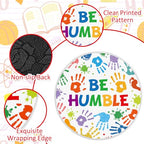 Tinideya 12 Pcs Kids Carpet Circle Seats for Class 16 Inch Round Classroom Rug Back to School Floor Cushions Soft Educational Mat Non Slip First Day of School Learning Playing Areas(Handprint) - style: Handprint