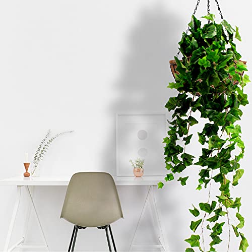 Hanging Baskets for Plants Outdoor(12 inch 4 Pack)- Coconut Coir Hanging Planters Outdoor,Metal Wire Baskets with Coco Liner, Hanging Pots for Plants Indoor, Flower Pots for Railings - size: 12 Inch