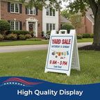 Custom A-Frame Sign Inserts Only by DreamController - Personalized Print Inserts with Your Photo, Text or Logo | Durable Custom Panels for Sidewalk Boards, Retail & Event | 24x36 inch - color: A Frame Inserts Only