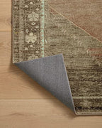 Loloi Magnolia Home by Joanna Gaines Sinclair Collection SIN-06 Clay/Tobacco 8'-6" x 11'-6", .25" Pile Height, Machine Washable, Area Rug - color: Clay / Tobacco, size: 8'6" x 11'6" (Rectangular)