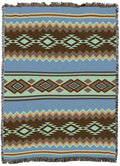 Pure Country Weavers Homestead - Western Tapestry Throw Blanket Woven from Cotton - Made in The USA (72x54) - color: Homestead