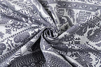 Popular Handicrafts Indian Hippie Bohemian Beautiful Elephant Color Mandala Curtain Panels Grey Silver - color: Grey Silver, size: 38"W x 83"L (Pack of 2)