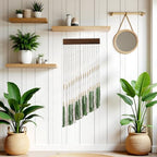 HFWDGTAO Macrame Wall Hanging, Boho Wall Decor, Home Decor - Unique Art Handmade Woven Tapestry, Bedroom Living Room Gallery Bedroom Corridor Background Wall Art Decoration