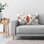 Boho Mid Century Throw Pillow Covers 18x18 Inches Modern Geometric Abstract Art Pillow Case Set of 2 Soft Velvet Couch Pillows Cushion Cover for Bed Sofa Living Room (Brown, 18" x 18") - color: Brown