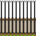 SINLEY 10 Pack 5Ft String Light Poles,Light Poles for Outside String Lights,Outdoor Light Poles with Fork,Metal Pole Stand for Patio,Backyard,Deck - style: 10 Pack 5Ft
