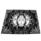 Phefop Bohemian Style Tapestry, Soft Polyester Fabric Wall Hanging Blanket with Digital Printing for Bedroom Living Room Decoration (150 * 130cm) - size: 150*130cm