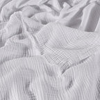 Muslin Blanket - Pure 100% Turkish Cotton Airy Soft Light Versatile Gauze Throw Blanket for Bed, Couch, Sofa (White, Twin XL Size (71" x 95" inch)) - color: White, size: Twin XL Size ( 71" x 95" inch )
