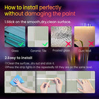 TJOY 50ft Bluetooth LED Strip Lights, Music Sync 5050 LED Light Strip RGB Color Changing LED Lights Strip with Phone Remote, LED Lights for Bedroom Kitchen TV Party TIKTOK DIY (APP+Remote +Mic) - size: 50 ft